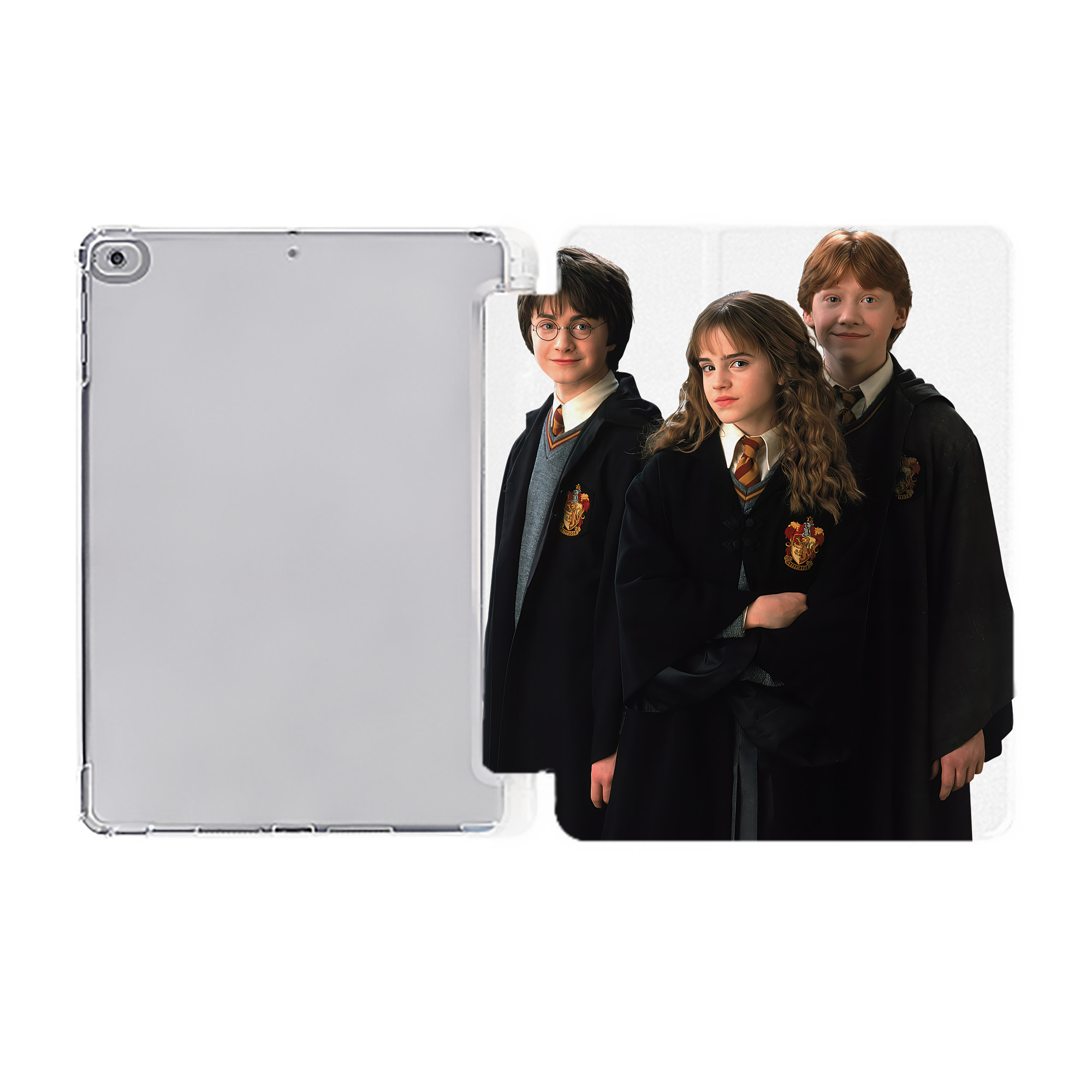 （画像用） Harry Potter ハリー・ポッターシリーズ IPad ケース ペン収納付き 三つ折りスタンド PUレザー×シリコン 対応機種9.5/10.5/10.9インチ